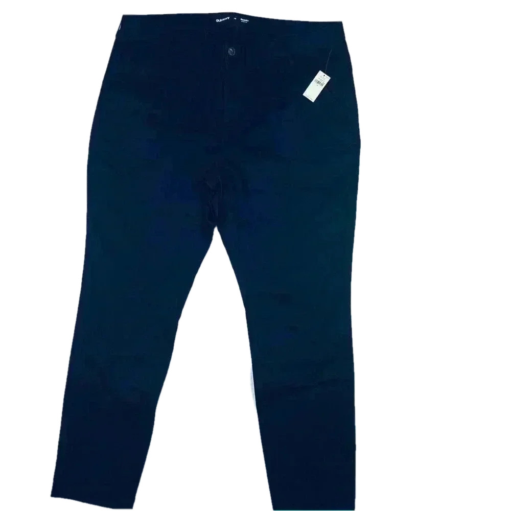 Old Navy Women's High-Waisted Wow Skinny Pants Blue 16 - Picture 2 of 9